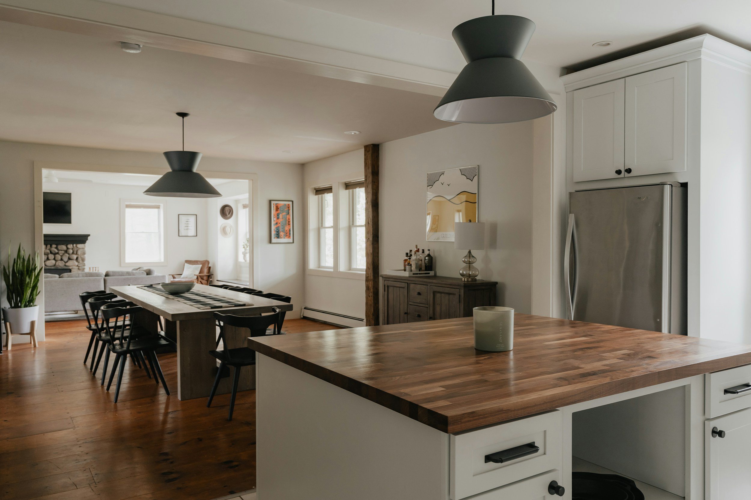 Inviting outdoor patio